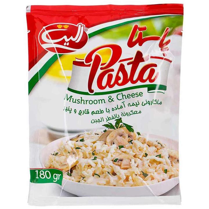 ماکارونی نیمه آماده با طعم قارچ و پنیر الیت مقدار 180 گرم Elite Mushroom And Cheese Pasta 180gr